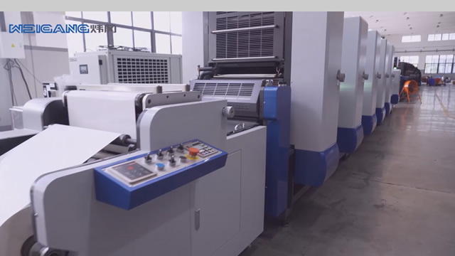 Machine d'impression offset d'étiquettes intermittentes pour plaques PS, ZX-320/450