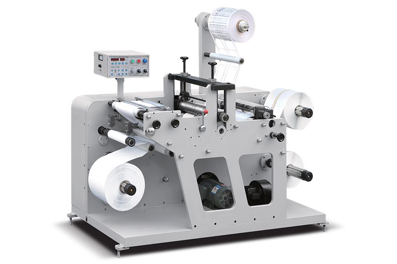 Machine de refente avec station de découpe rotative DK-450G