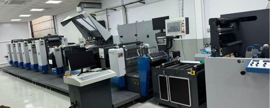 Installation de la presse offset ZX450 chez un transformateur d’étiquettes espagnol